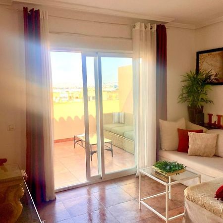 Atico Deluxe Entre Centro Y Playa Salinas Con Terraza, Wifi, Piscina Climatizada, Gym, Sauna Y Garaje -Smart Tv Roquetas de Mar Dış mekan fotoğraf